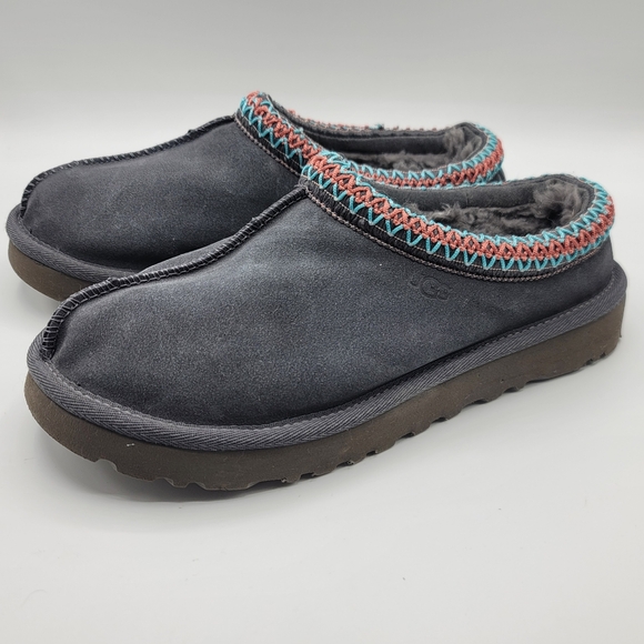 Womens UGG Tasman II Slipper, Dark Grey, Women 7 - Picture 1 of 11